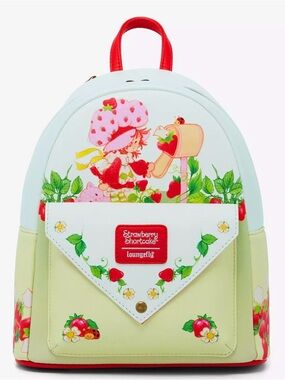 Loungefly Strawberry Shortcake Envelope Mini Backpack NWT